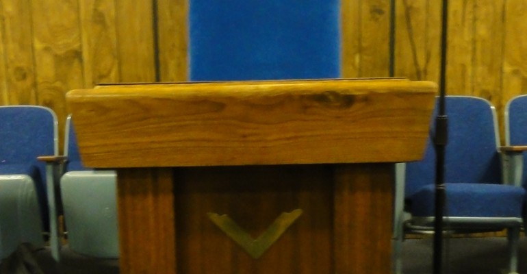 The Worshipful Master's Station in the East.