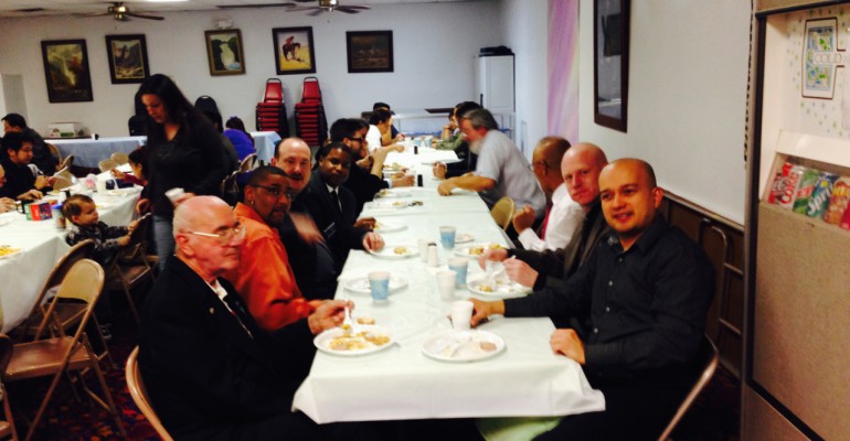 Scenes of the brothers eating and having a good time.