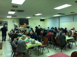 Brothers, visitors, family & friends enjoying the cook-off.
